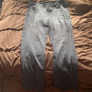 Black AE straight jeans